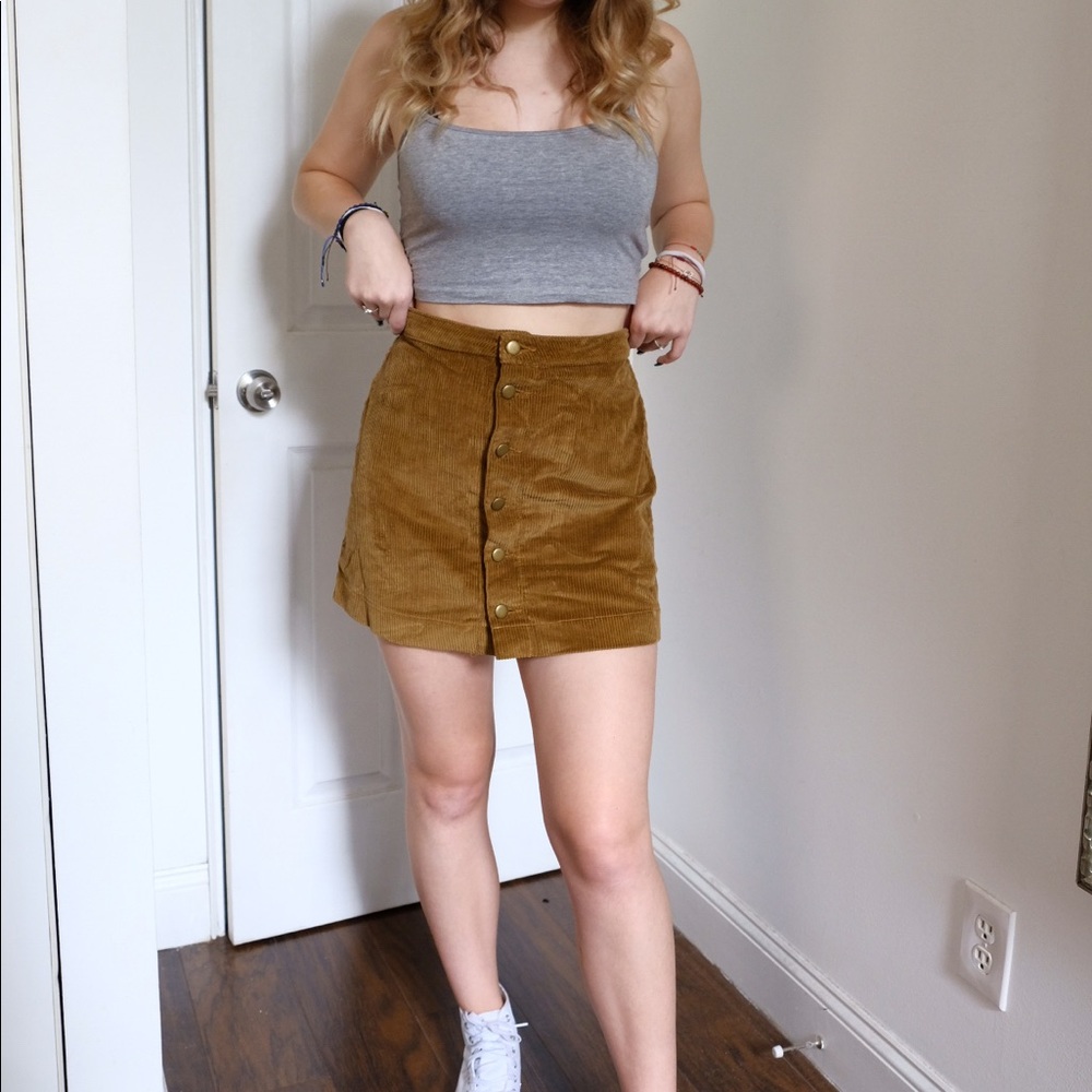 American Apparel corduroy skirt